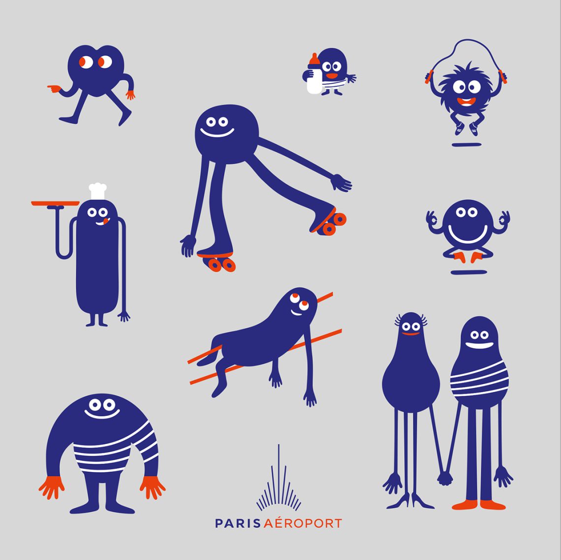 Aéroports de Paris | Character design