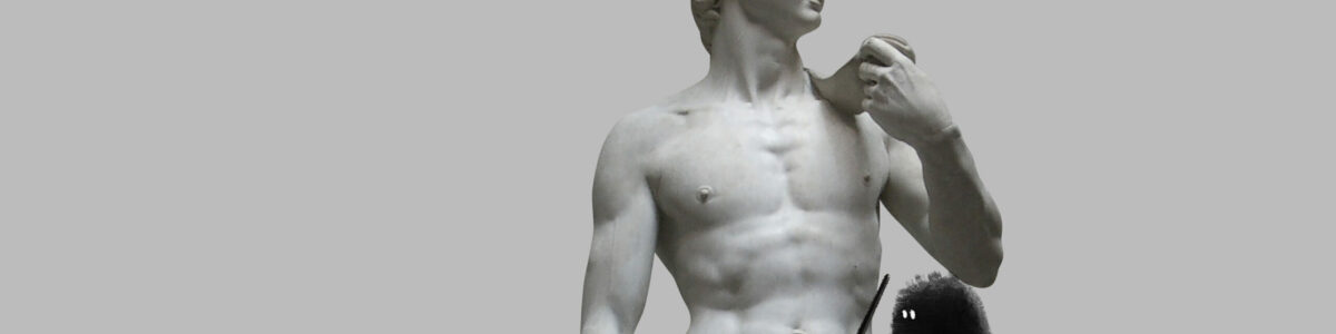 Rose on David | Digital artwork