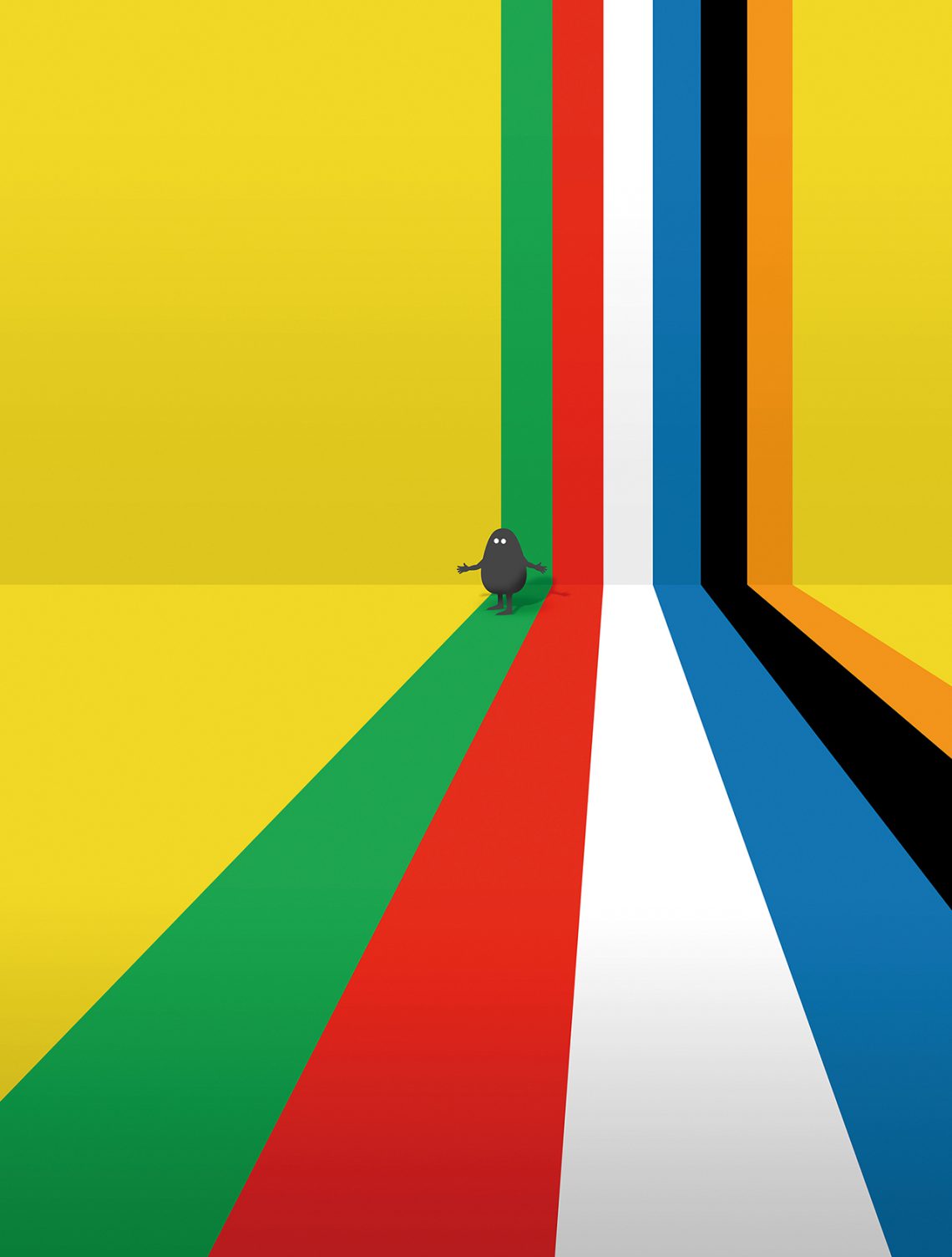 Green Stripe | Magazine cover