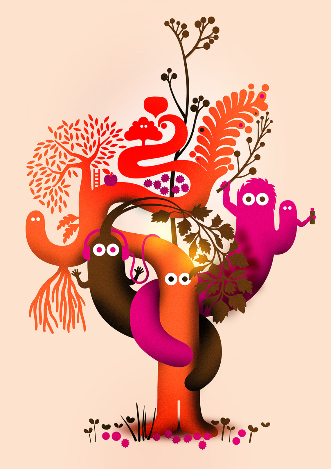 Spring Trees | Illustration for a show